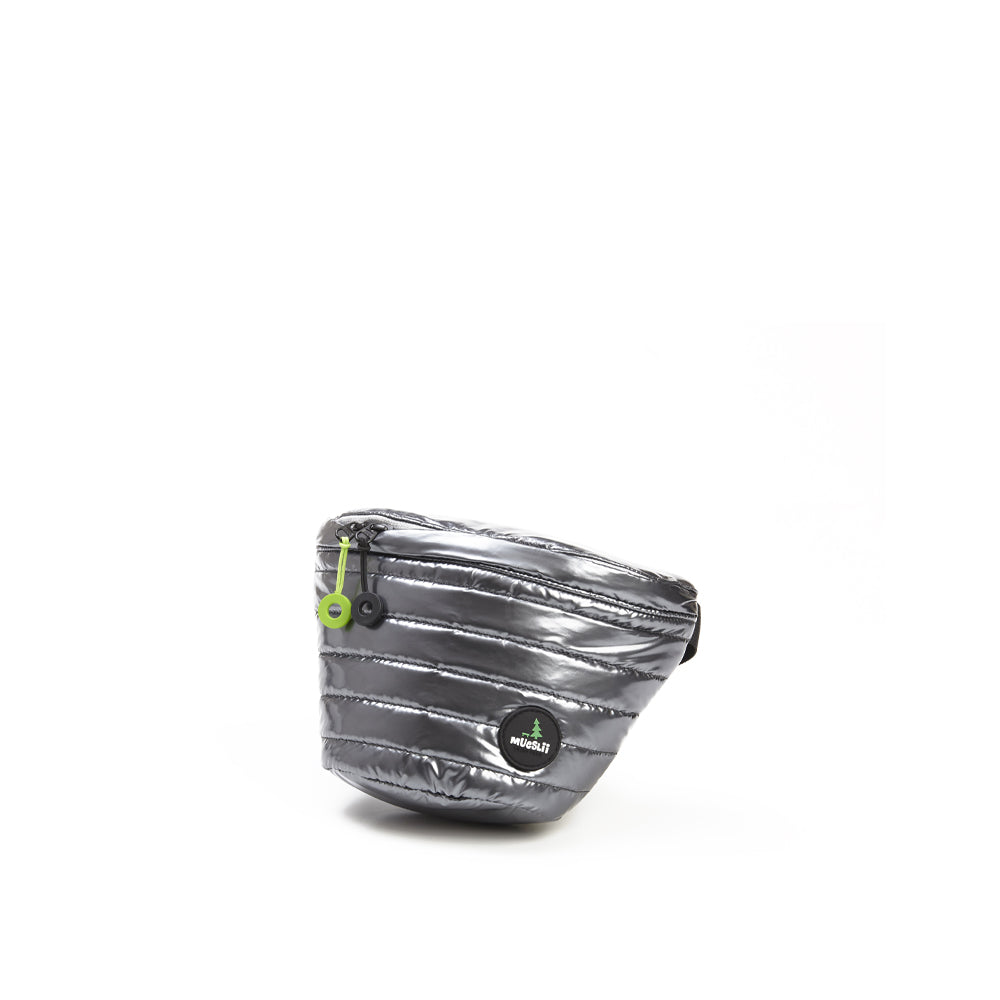 Mueslii puffer waist bag, made of high density nylon and Ykk zips
