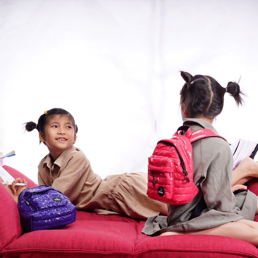 Mueslii original puffer extra small pack made of high density nylon and Ykk zips