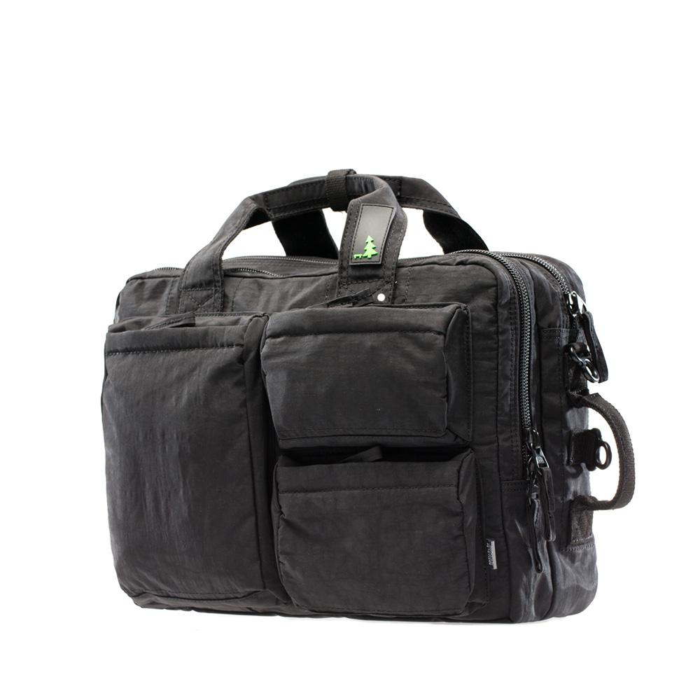 Mueslii classic 3 ways that can be used as backpack a shoulder bag or a briefcase, 3 front pocket.