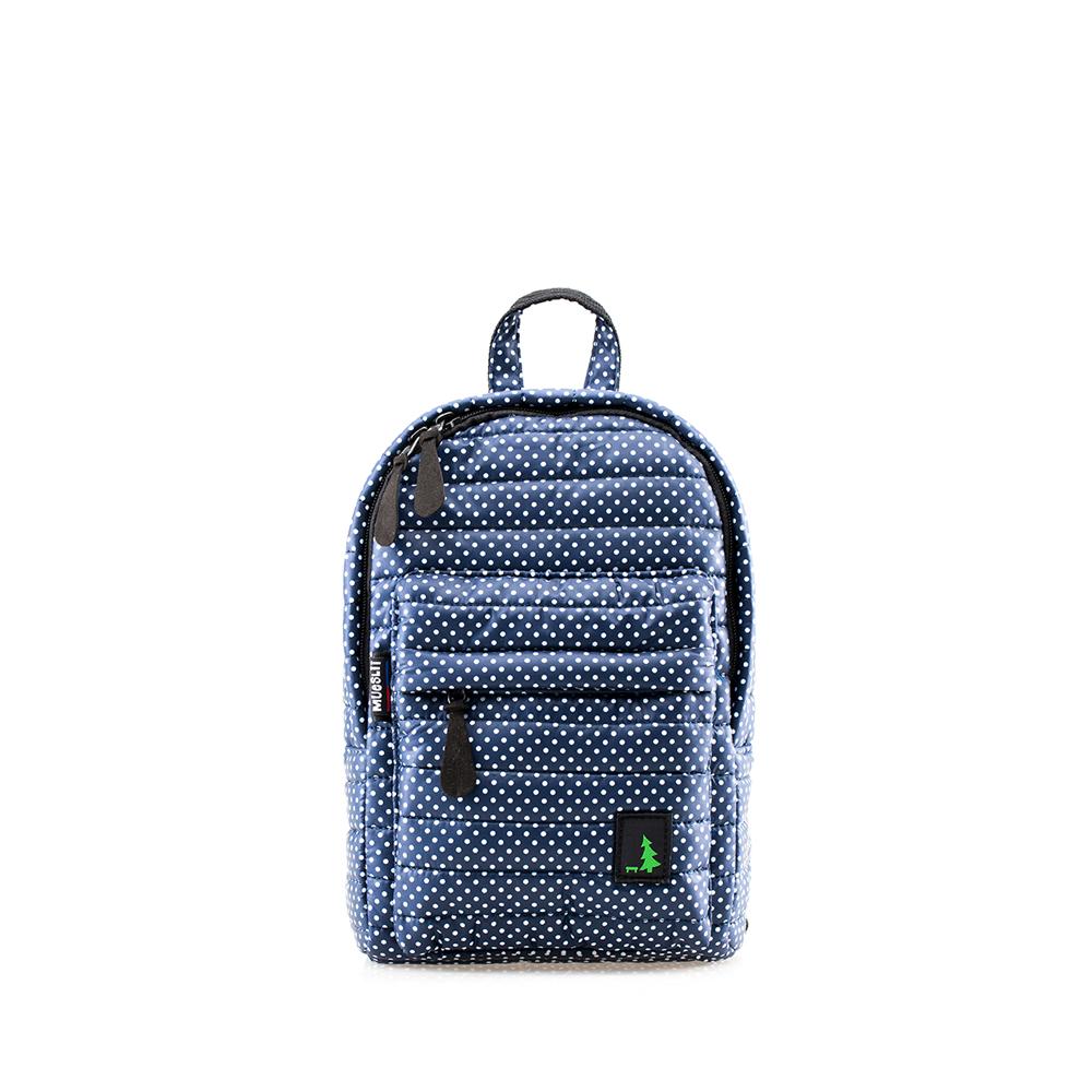 Mueslii original puffer Mini pack made of high density nylon and Ykk zips, limited edition, printed motif.