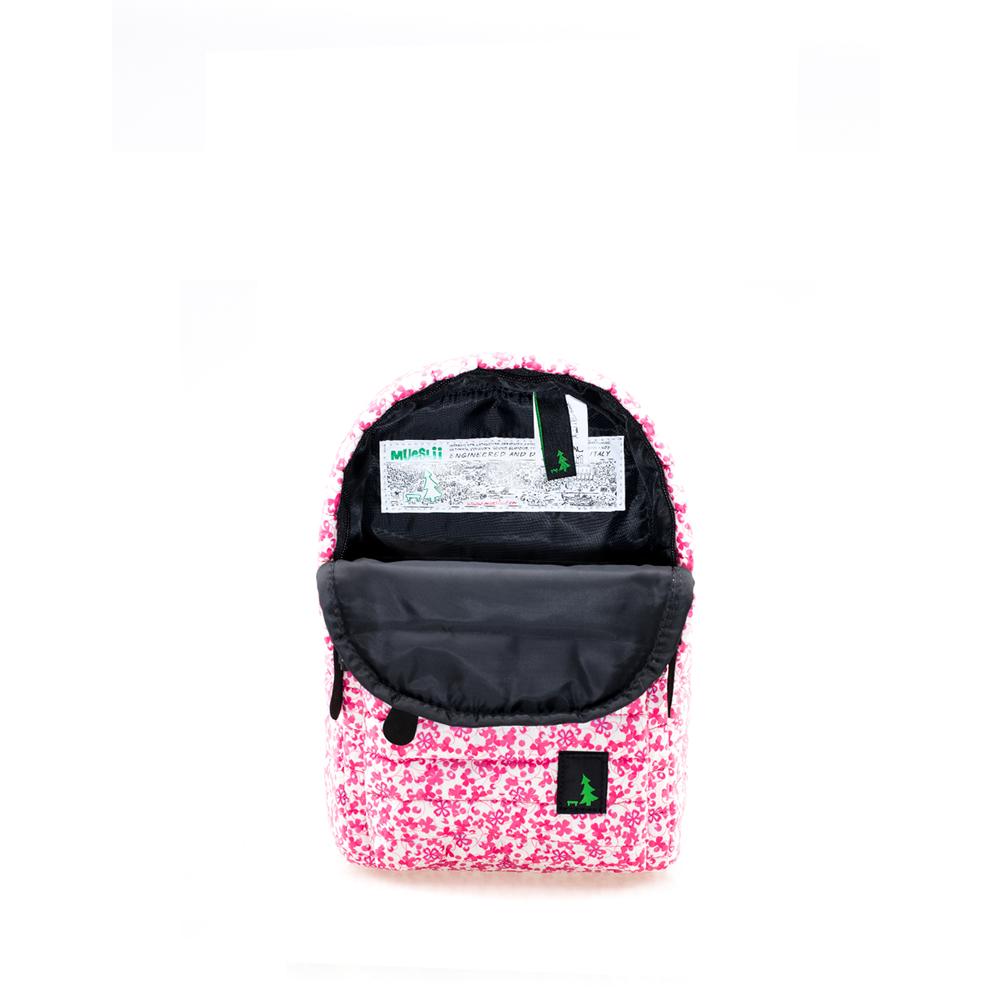 Mueslii original puffer Mini pack made of high density nylon and Ykk zips, limited edition, printed motif.