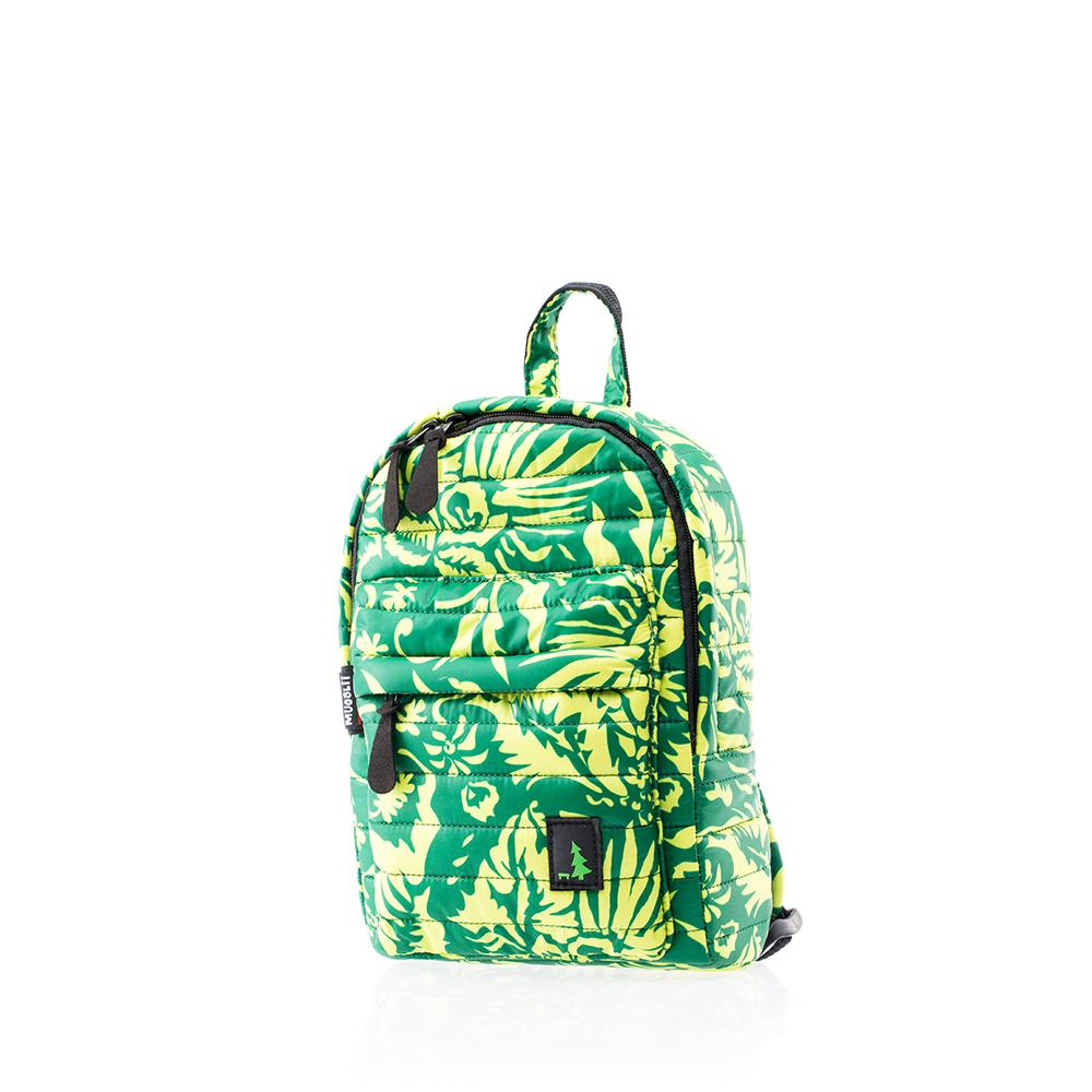 Mueslii original puffer Mini pack made of high density nylon and Ykk zips, limited edition, printed motif.