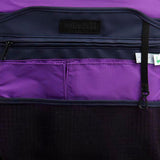 Mueslii daily backpack, made of PU coated waterproof nylon, with a laptop compartment, color blue, inside view.