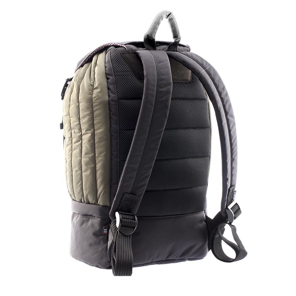 Mueslii puffer top loader made of Cordura nylon and Ykk zips.