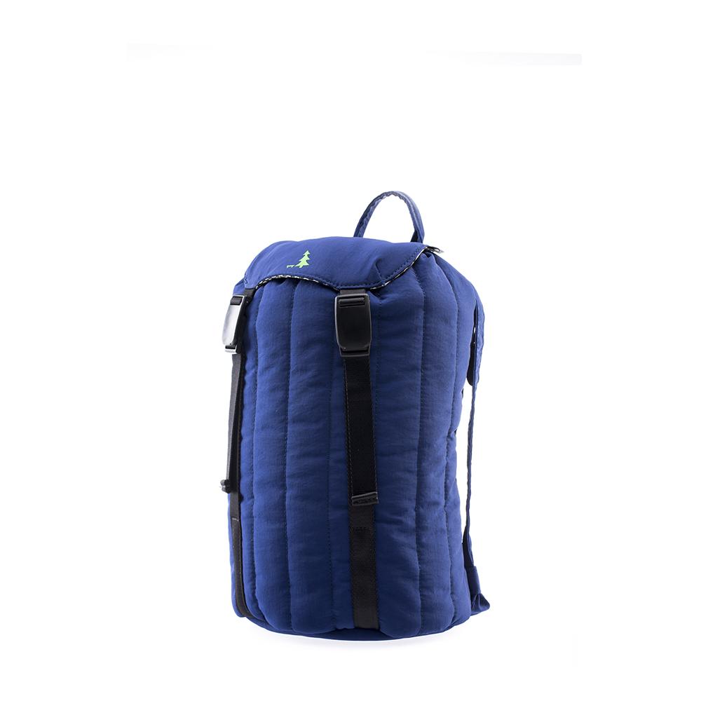 Mueslii puffer top loader made of Cordura nylon and Ykk zips, possible to use this bag as a normal backpack, a shoulder bag and a pouch.