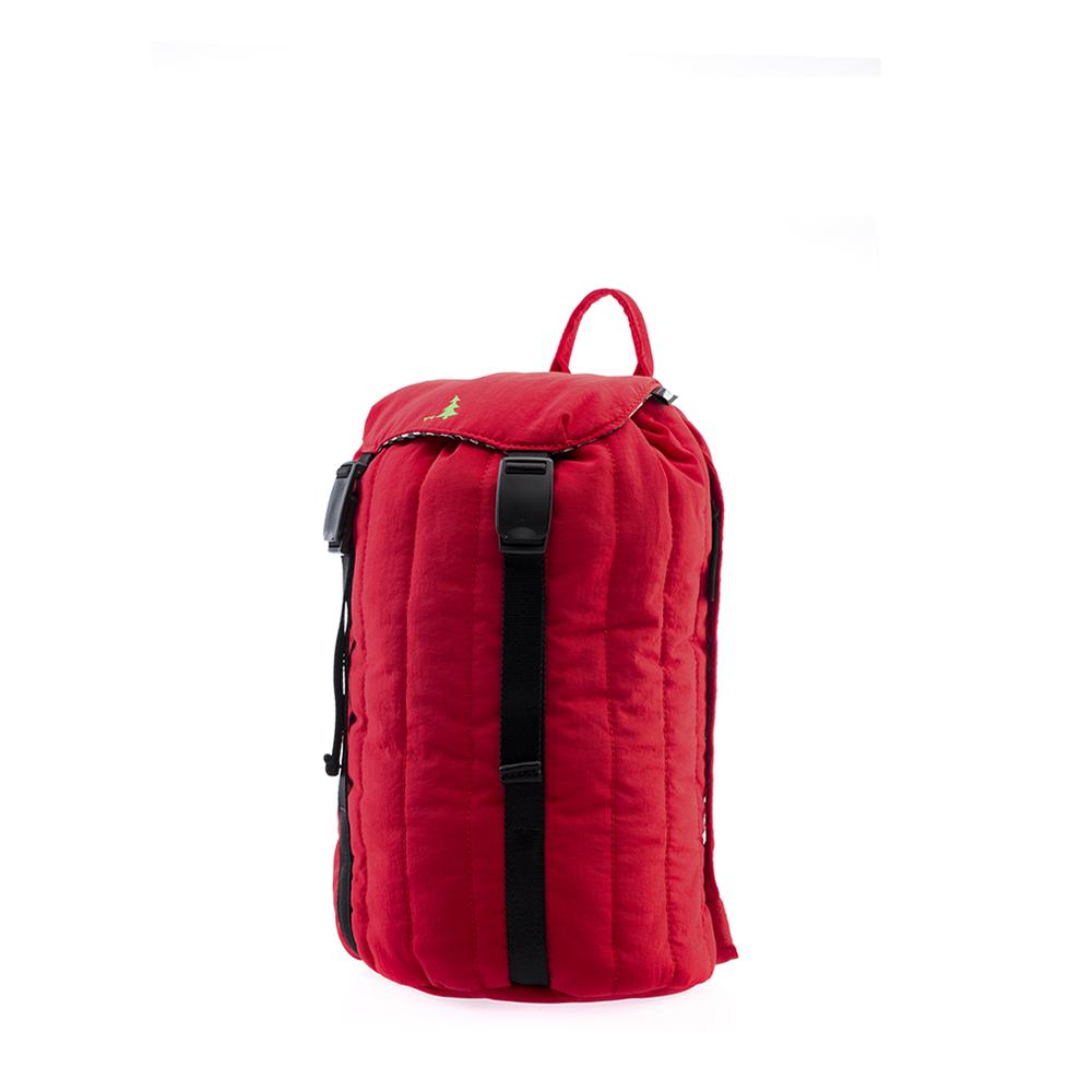 Mueslii puffer top loader made of Cordura nylon and Ykk zips and buckles.