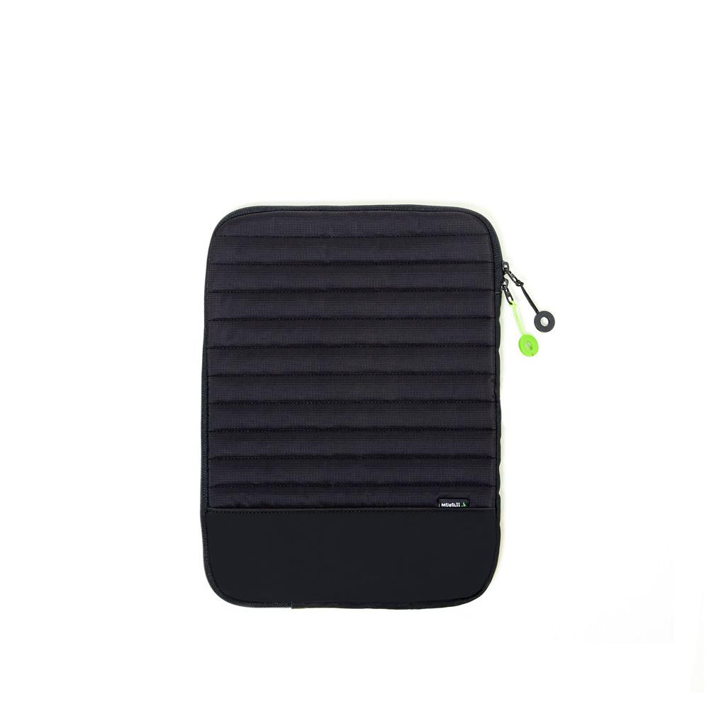 Mueslii 13" padded laptop sleeves made of rip stop nylon and Ykk zips.