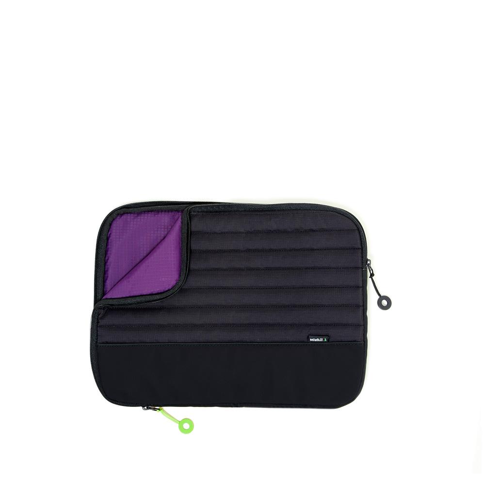 Mueslii 13" padded laptop sleeves made of rip stop nylon and Ykk zips.