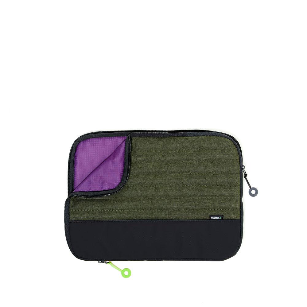 Mueslii 13" padded laptop sleeves made of rip stop nylon and Ykk zips.