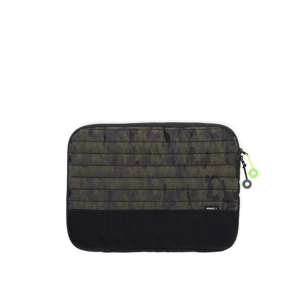 Mueslii 13" padded laptop sleeves made of rip stop nylon and Ykk zips.