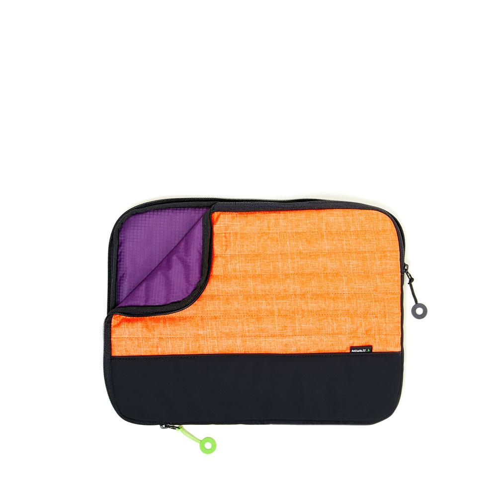 Mueslii 13" padded laptop sleeves made of rip stop nylon and Ykk zips.