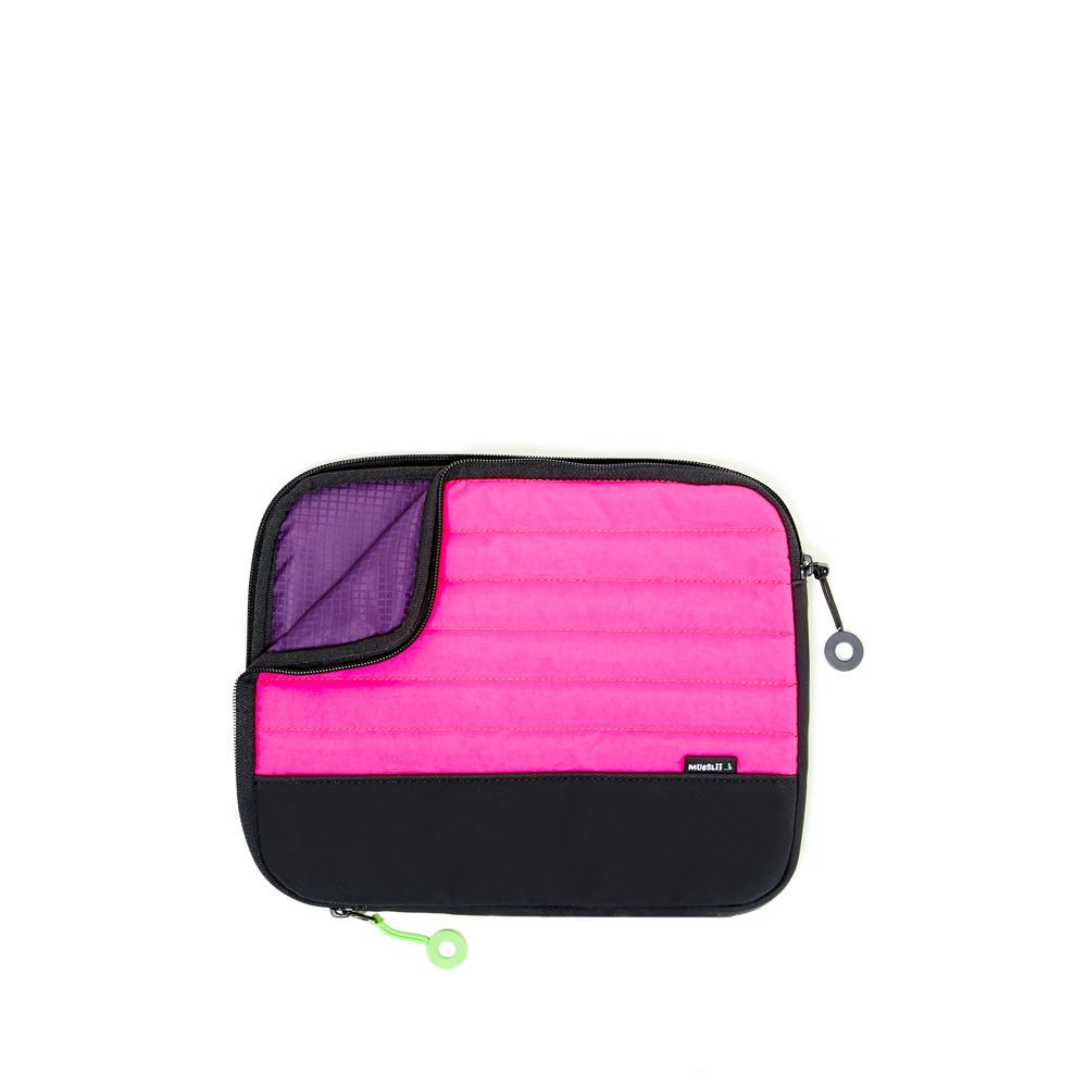 Mueslii padded iPad sleeves made of rip stop nylon and Ykk zips.