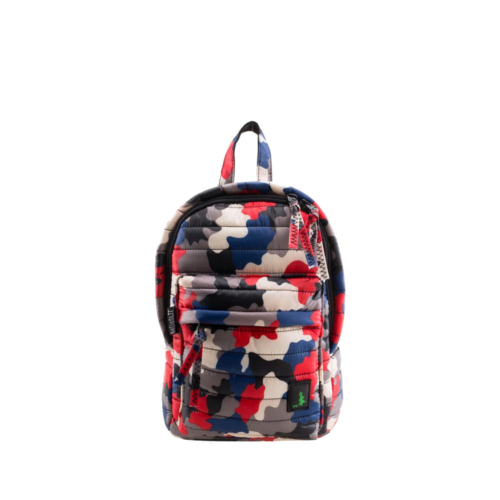 Mueslii original puffer Mini pack made of high density nylon and Ykk zips, limited edition, printed motif.