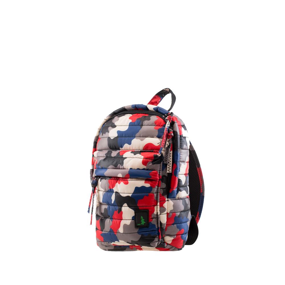 Mueslii original puffer Mini pack made of high density nylon and Ykk zips, limited edition, printed motif.
