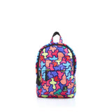 Mueslii original puffer Mini pack made of high density nylon and Ykk zips, limited edition, printed motif.